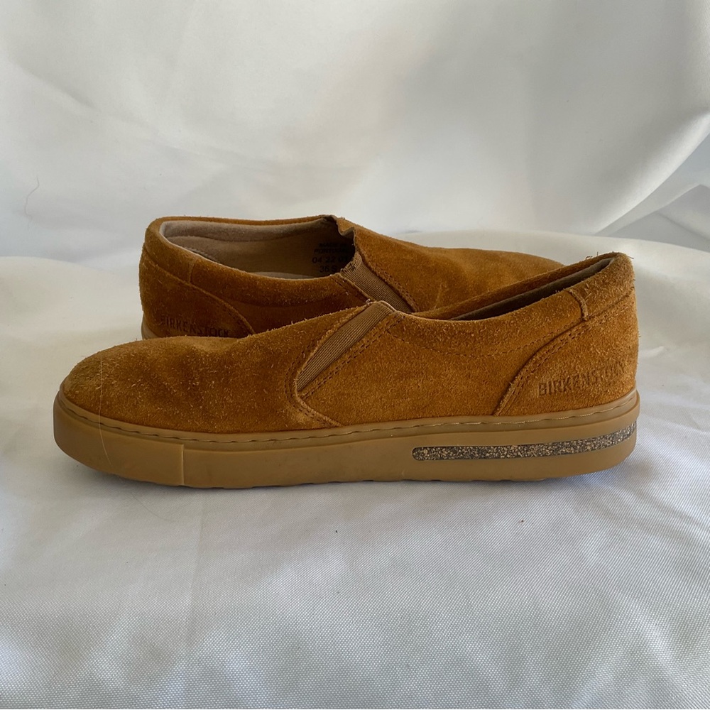 Birkenstock Oswego 36 Narrow Womens 5 or 5.5 MINK Tan Slip On Sneaker Casual